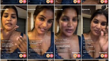 Horny Mallu Reshma Rechu Big Tit Nip Slip Live