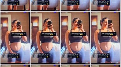 Horny Mallu Esther Real Soft Belly Mirror Selfies