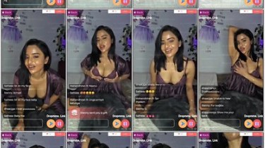 Horny Tamil Samikshaa Purple Satin Deep Cleavage Tease Live