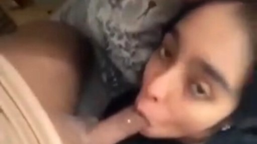 Horny NRI Babe Deepthroats Thick Cock Balls Deep