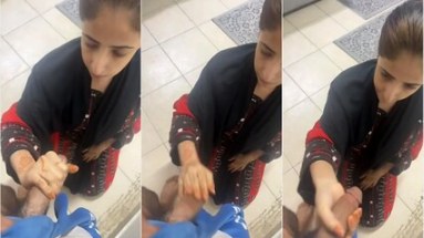 Horny Married Wife Deepthroats Husband Thick Cock