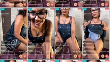 Horny Tamil Veena Thara Teases Deep Cleavage in Blue Lingerie