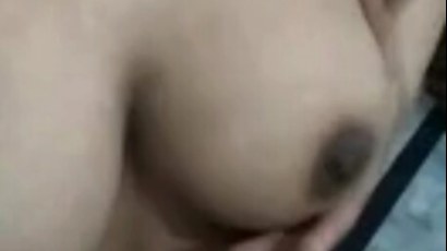 Horny Pakistani girl shows big tits