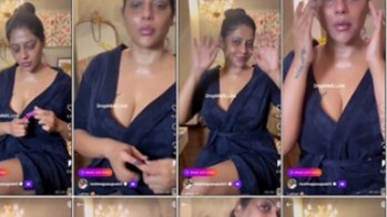 Reshma Pasupuleti In Blue Robe