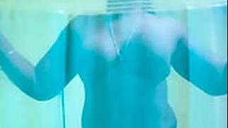 Malar In Wet Blue Dress On Tango Premium