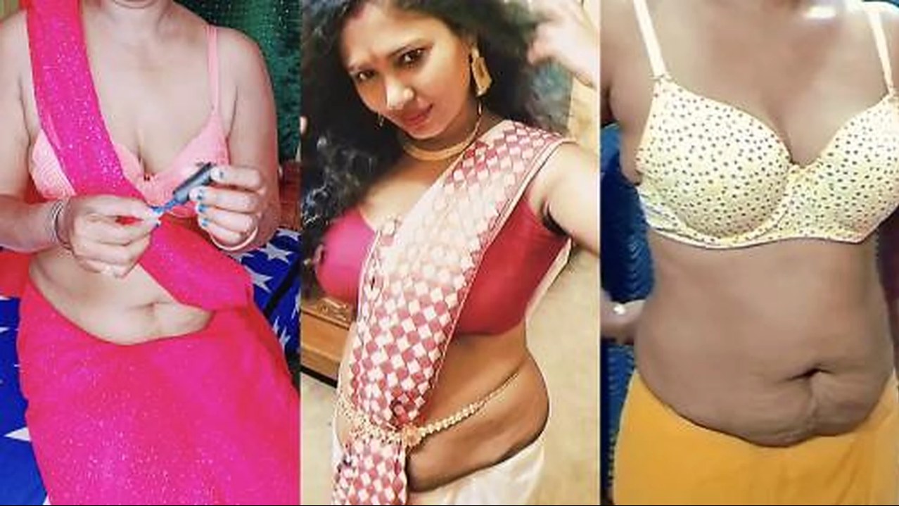 Ritu Bengali Vlogger In Saree Showing Cleavage