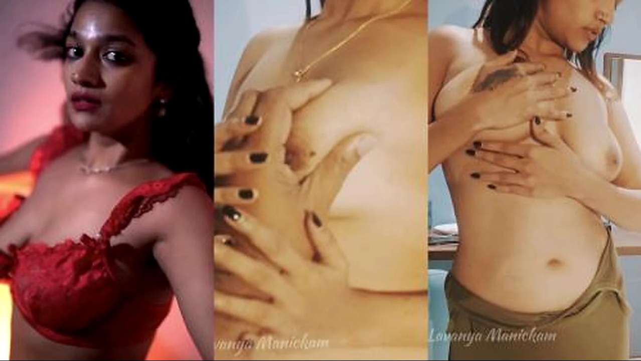 Tamil Lavanya Manickam In Red Bra