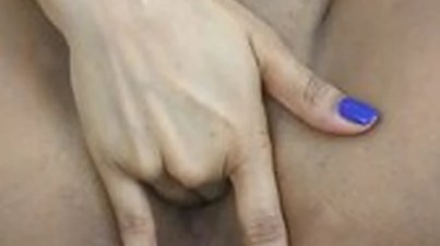 Desi Babe Shaved Pussy Spread