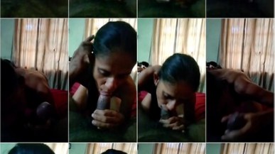 Indian Bhabi Blowjob On Bed