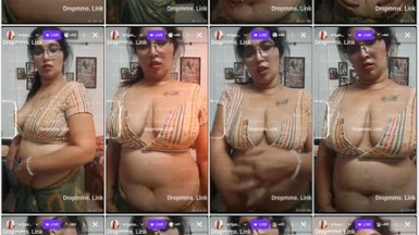 Mallu Srija Nair chubby body tease live show