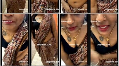 Tamil actress Abinaya cleavage tease premium live show