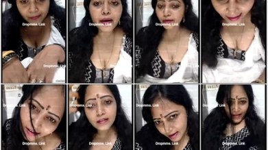 Tamil Kalaiyarasi premium live chat boobs tease and sari strip