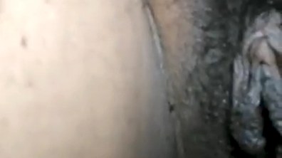 Mature hairy pussy close up