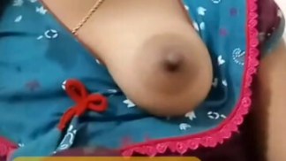 Telugu wife Sweety boobs show Chametw private