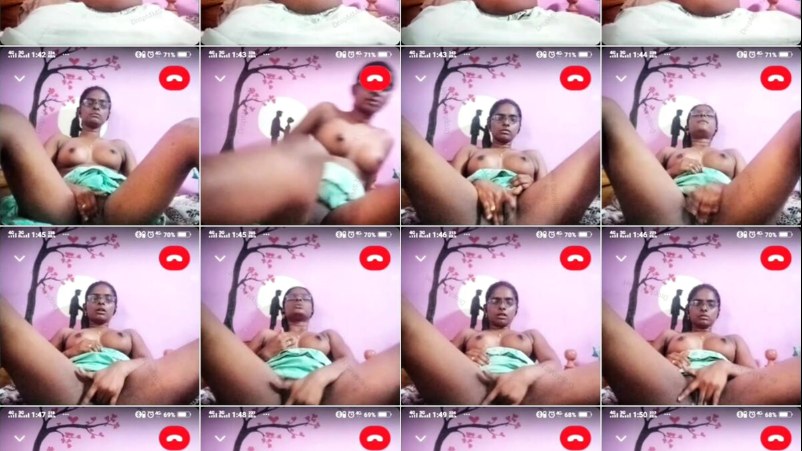 Tamil dusky girl nude pussy rubbing live