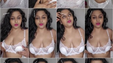 Neems Jwels white lingerie exclusive pics