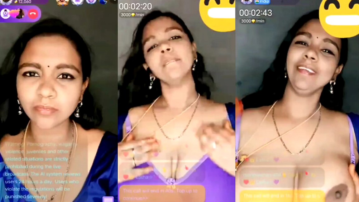 Tamil aunty big boobs live show