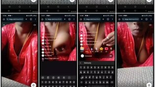Tamil Dhiyaa aunty milky boobs live