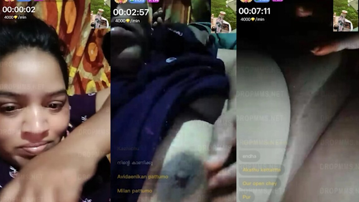 Mallu girl Ajitha shows boobs on live
