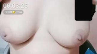 Desi Chamet girl big tits nude showing fingering