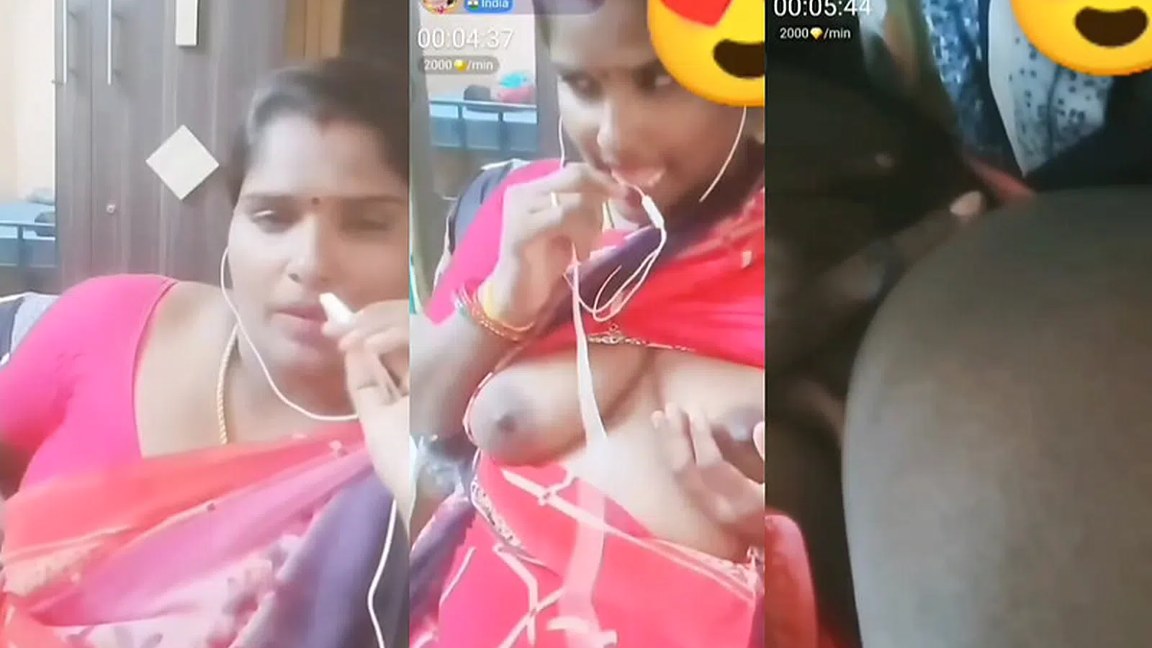 Tamil village milf Ramya big boobs fingering live