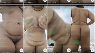 Mallu BBW Queen VJ with Big Tits Teases on Tango Private