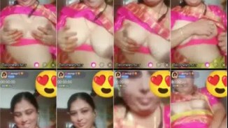 Beautiful Tamil MILF Ammu Shows Boobs and Pussy