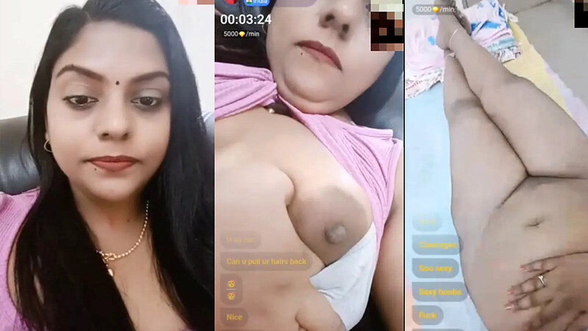 Mallu aunty Madhu big tits pussy live