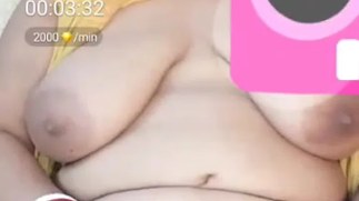 BBW Sneha Roy bhabhi Chamet huge saggy boobs shaved pussy