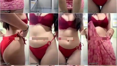 Tango Sananya Pink Dress Red Lingerie Show