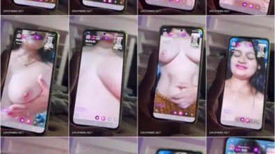 Indian Girl Samantha Live Boobs Squeeze Show
