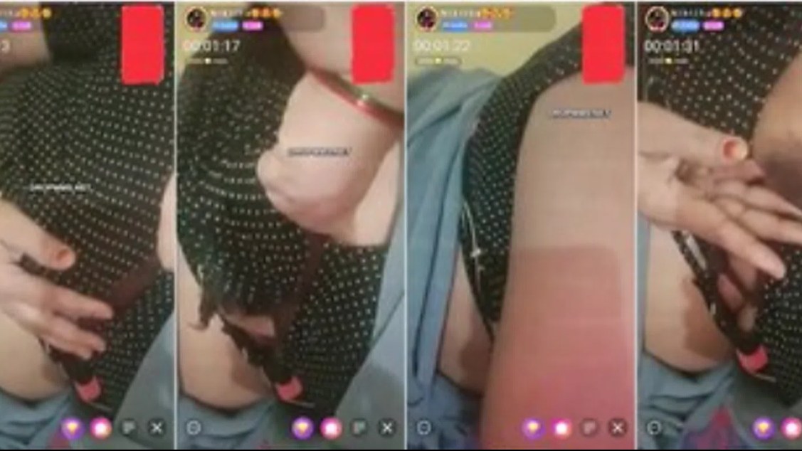 Chubby Telugu MILF Nikitha Shows Her Boobs Live