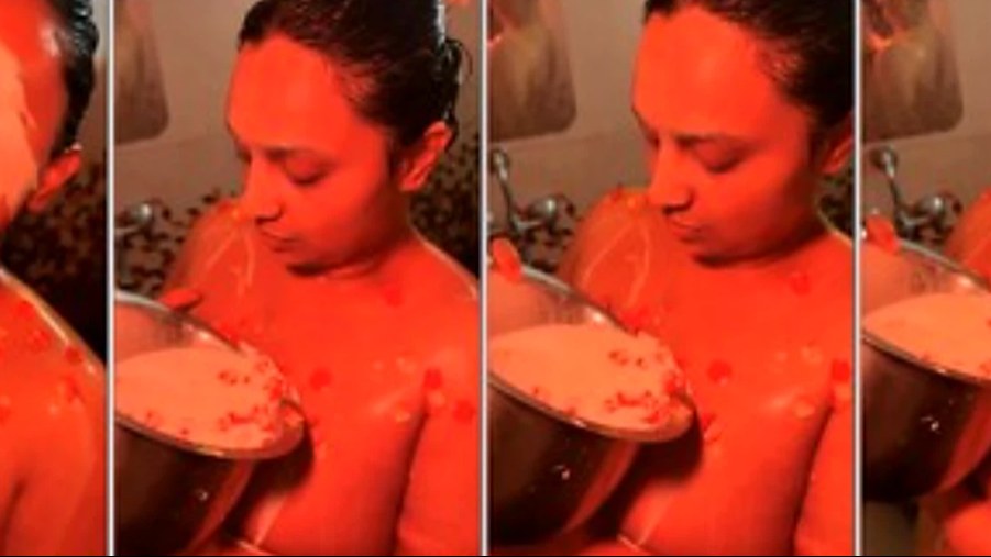 Telugu Actress Anupama Swathi Covered in Cum in Exclusive Insta Clip
