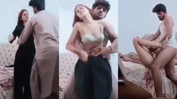 Cute slim Pakistani girl with boobs squashed and fucked by cousin