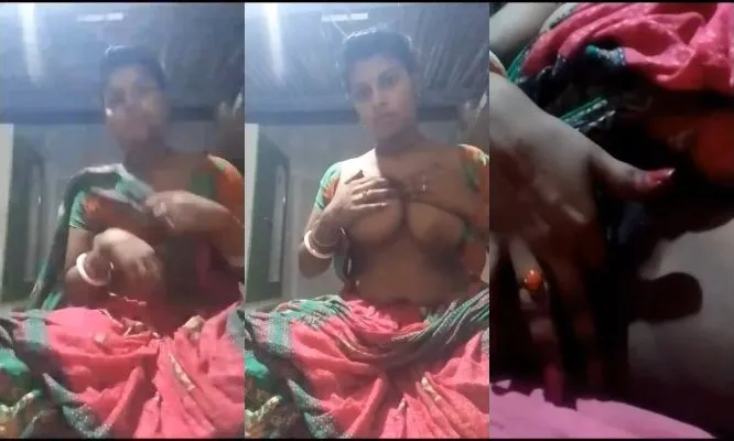 Desi Bhabhi Reveals Boobs and Pussy