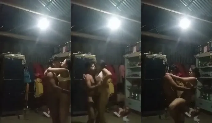 Desi Couple In Underwear Kissing And Fucking