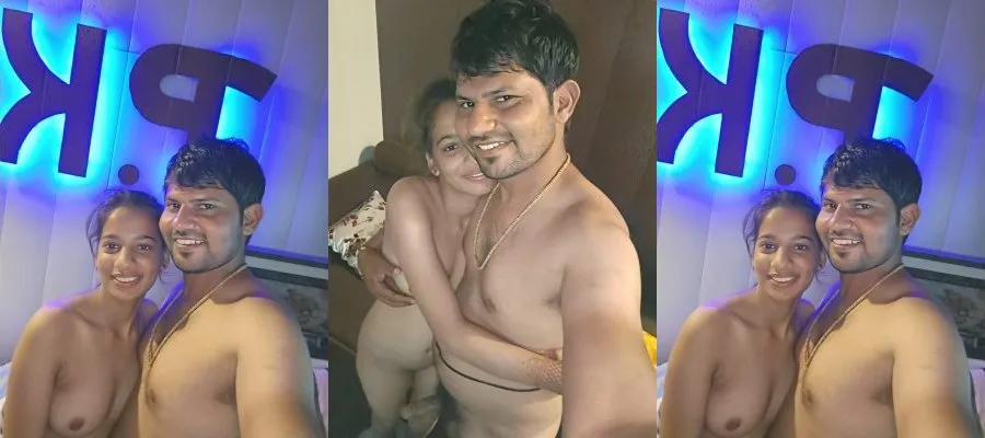 Desi Couple Nude Hugging And Standing Together