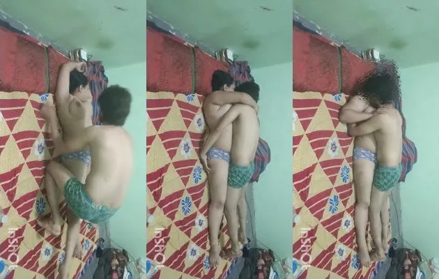 Desi Wife and Husband Intimate Kissing and Boob Sucking