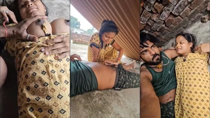 Desi Wife Boob Sucking and Blowjob