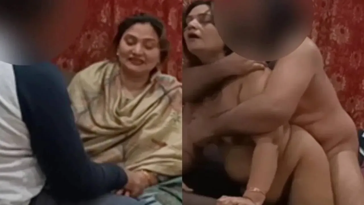 Pakistani news reporter aunty private leaked bedroom video