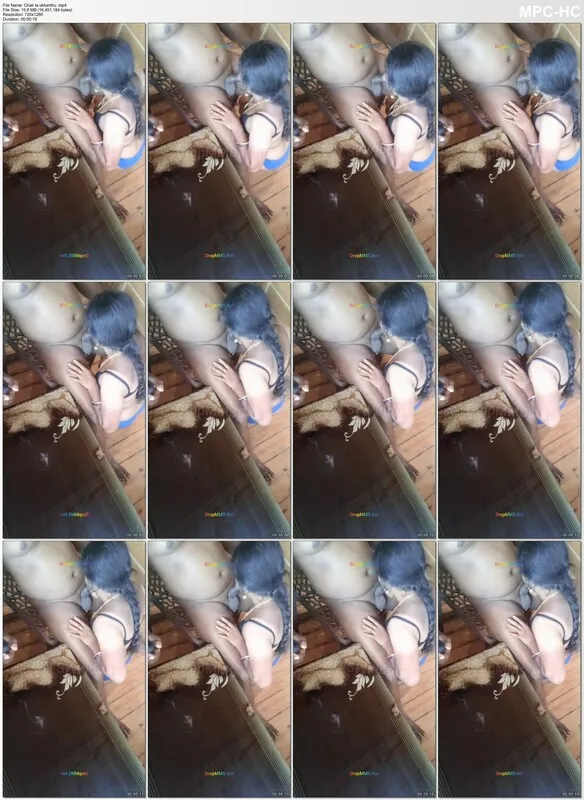 Tamil aunty in saree giving blowjob