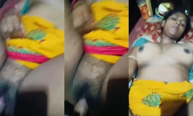 Village wife topless getting boobs pressed and fucked