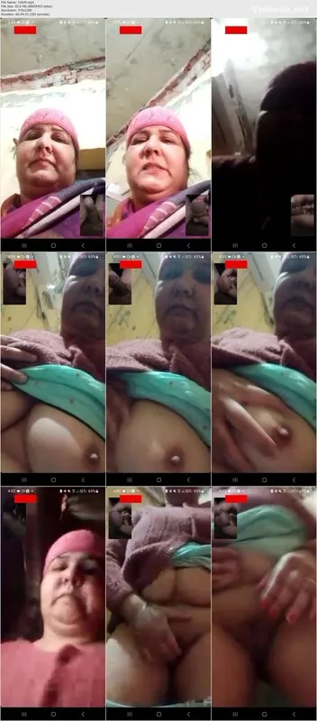 Desi Tanker Aunty Fingering Pussy on Video Call