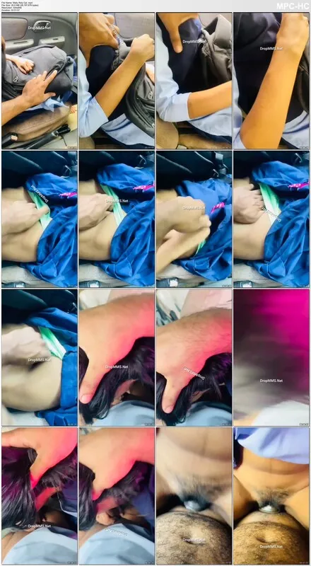 Mallu wife in car blowing cock, putting on condom and riding