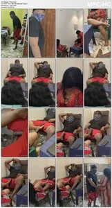 Tamil Aunty Sex Footjob and Handjob with Trainer While Maid Watches