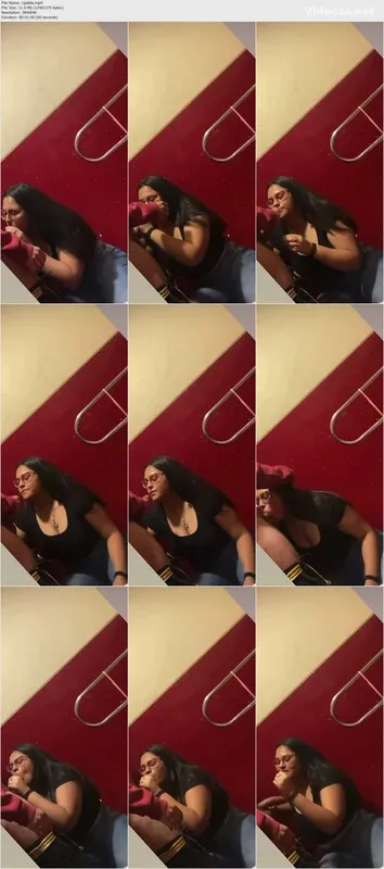 Thick Indian babe giving blowjob