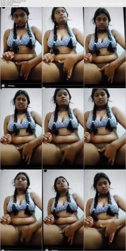 Horny Indian Girlfriend Pressing Boobs And Fingering Pussy