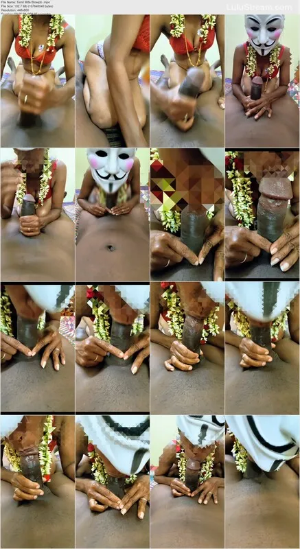 Tamil Wife Giving Hot Blowjob to Husband