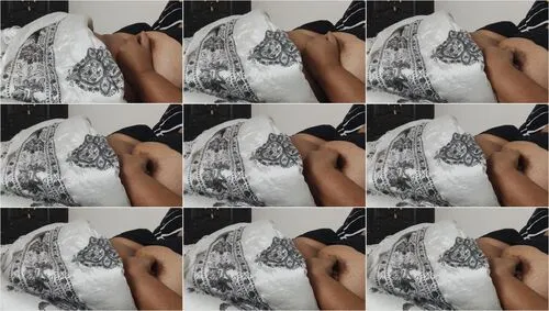 telugu milf wife naked boobs and ass on bed