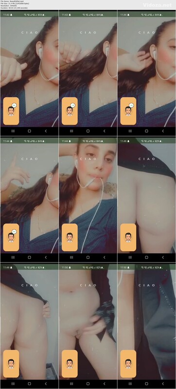 Beautiful Sexy Mal showing ass and pussy on videocall